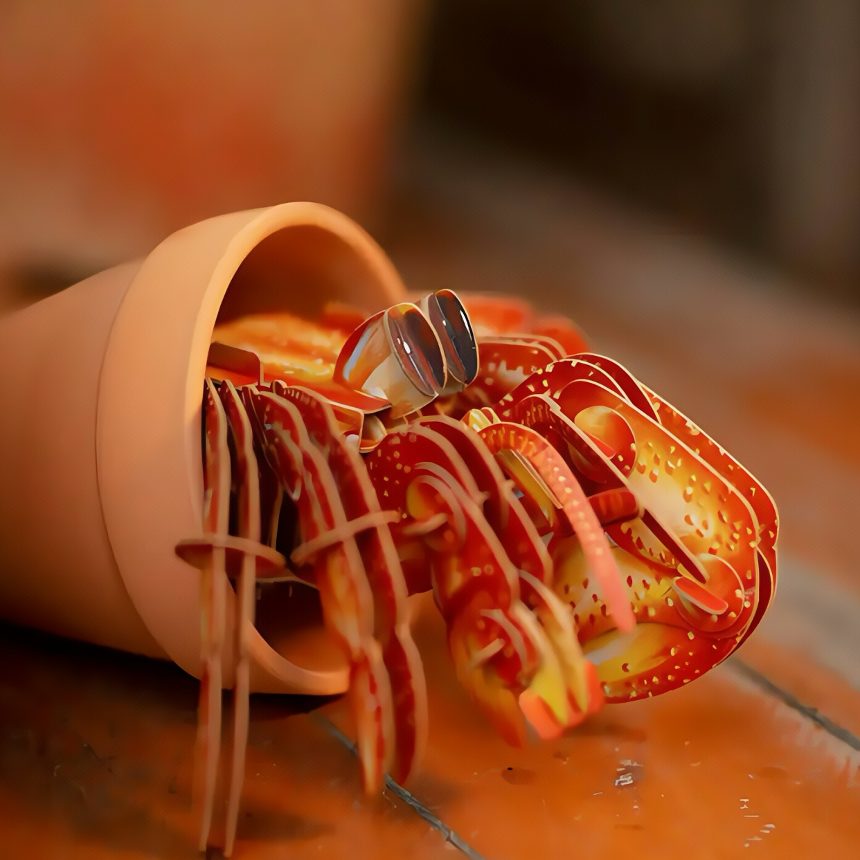 Hermit Crab 3D Wooden Puzzle Model