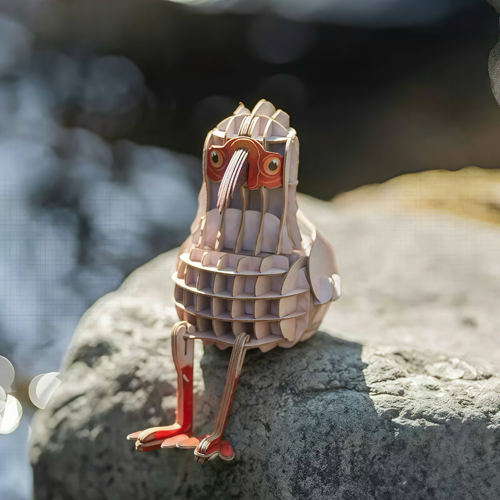 Bird Collection 3D Wooden Puzzle Model