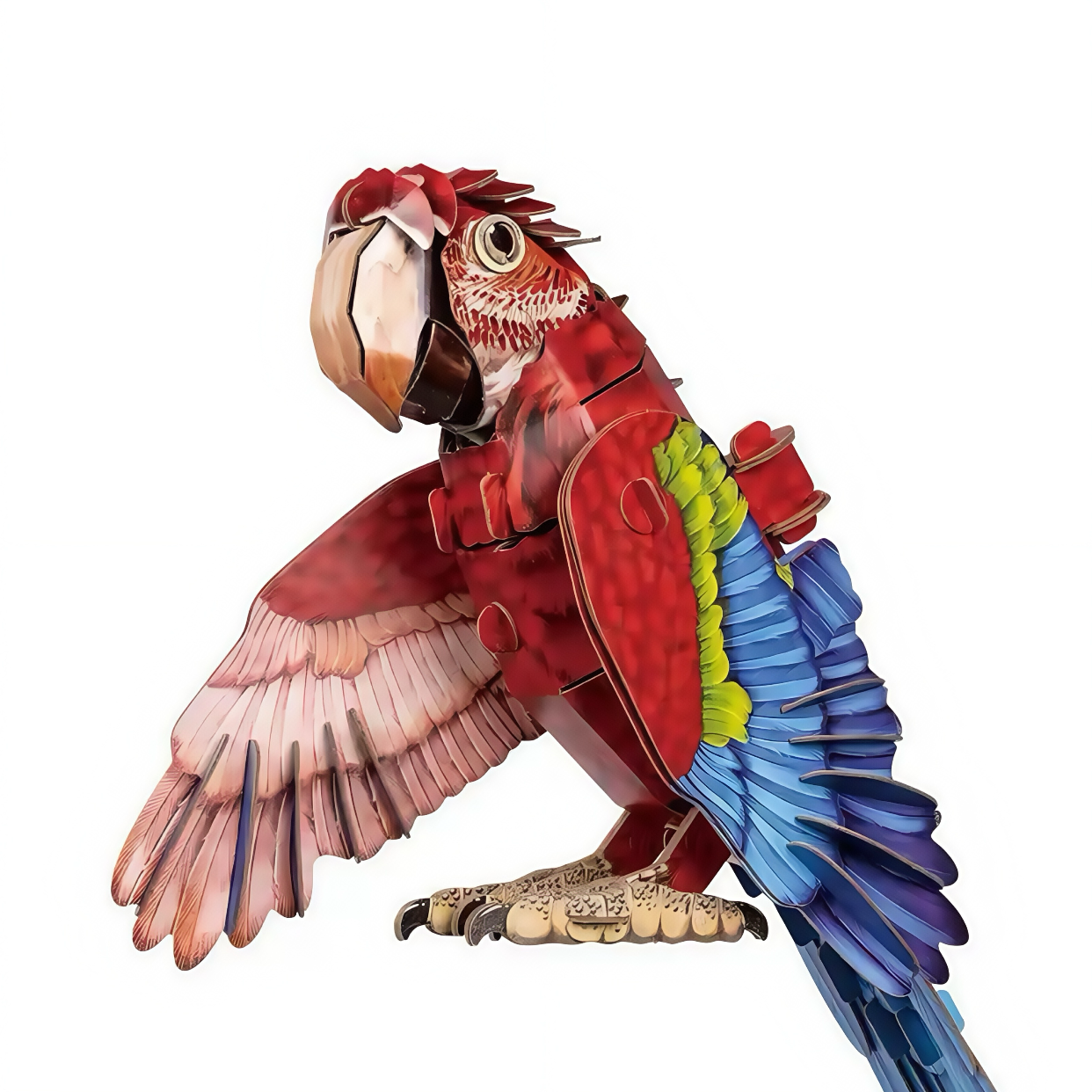 Macaw 3D Wooden Puzzle Model