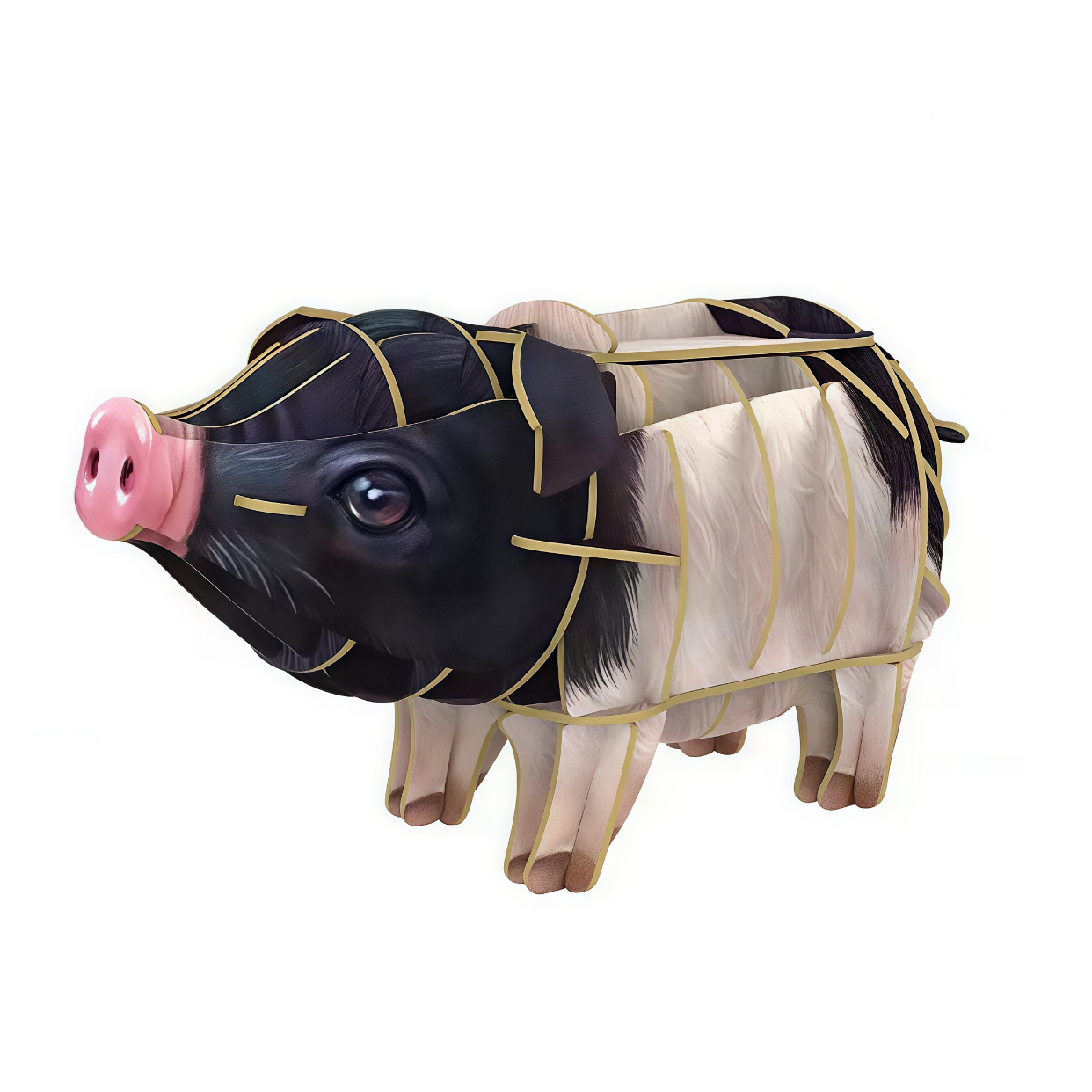 Pig 3D Wooden Puzzle Model