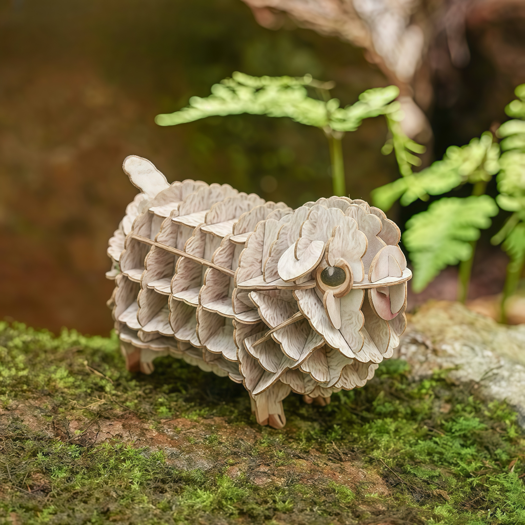 Sheep 3D Wooden Puzzle Model