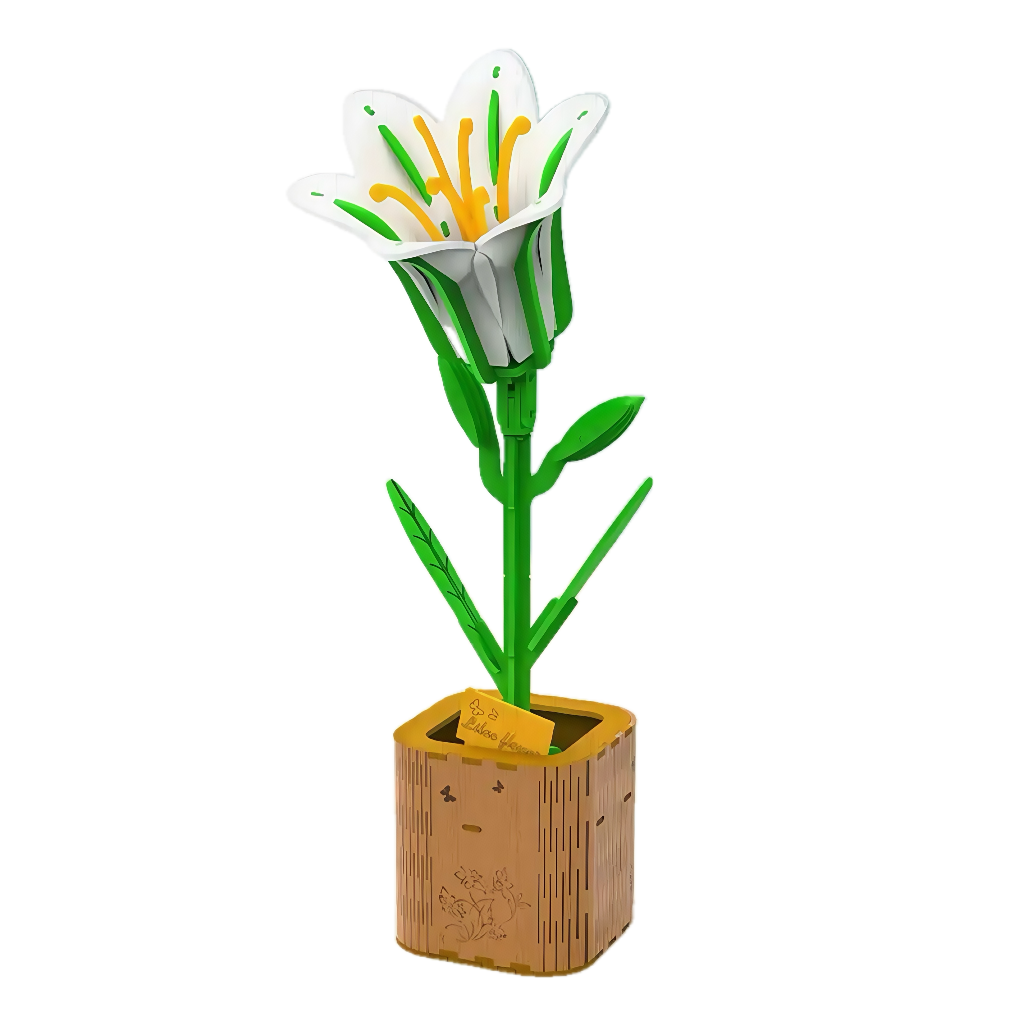 Lily Flower 3D Wooden Puzzle