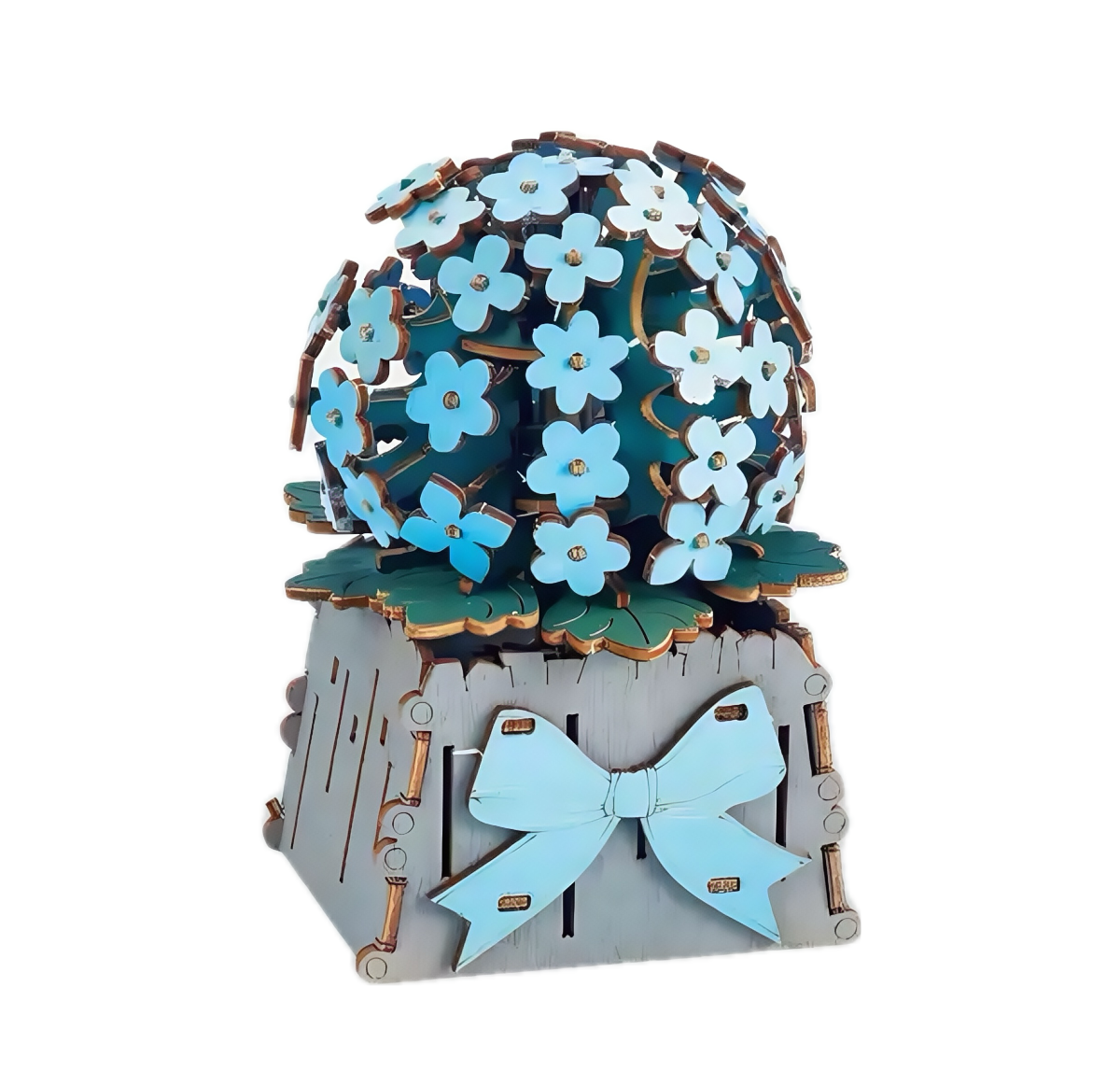 Hydrangea 3D wooden puzzle