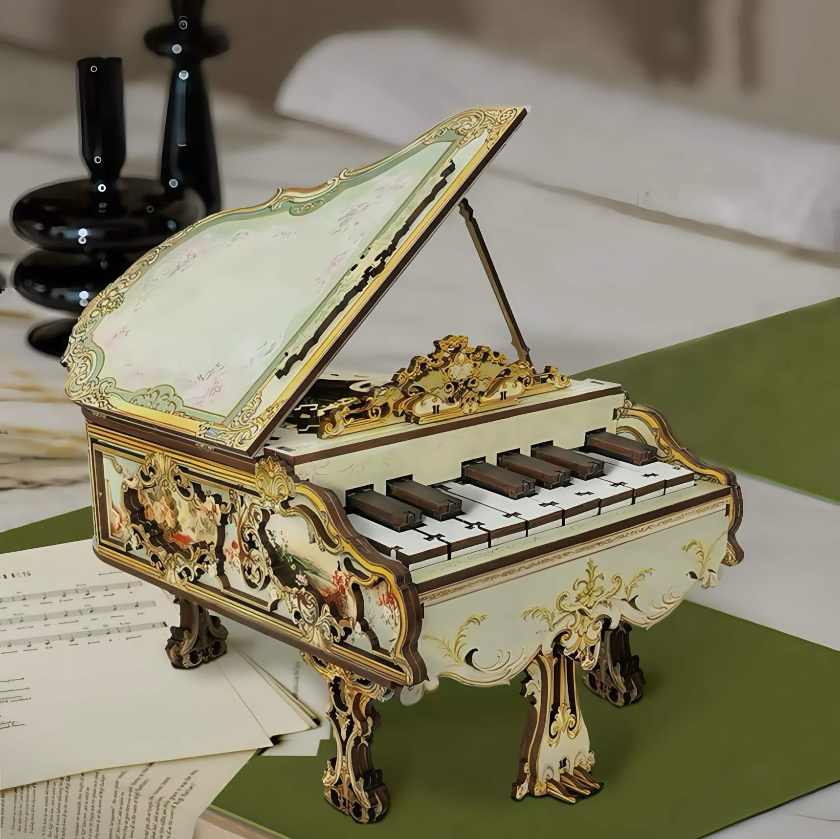 Classical Piano 3D Wooden Puzzle