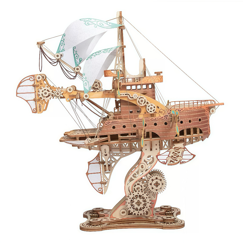 Fantasy Airship 3D Wooden Puzzle