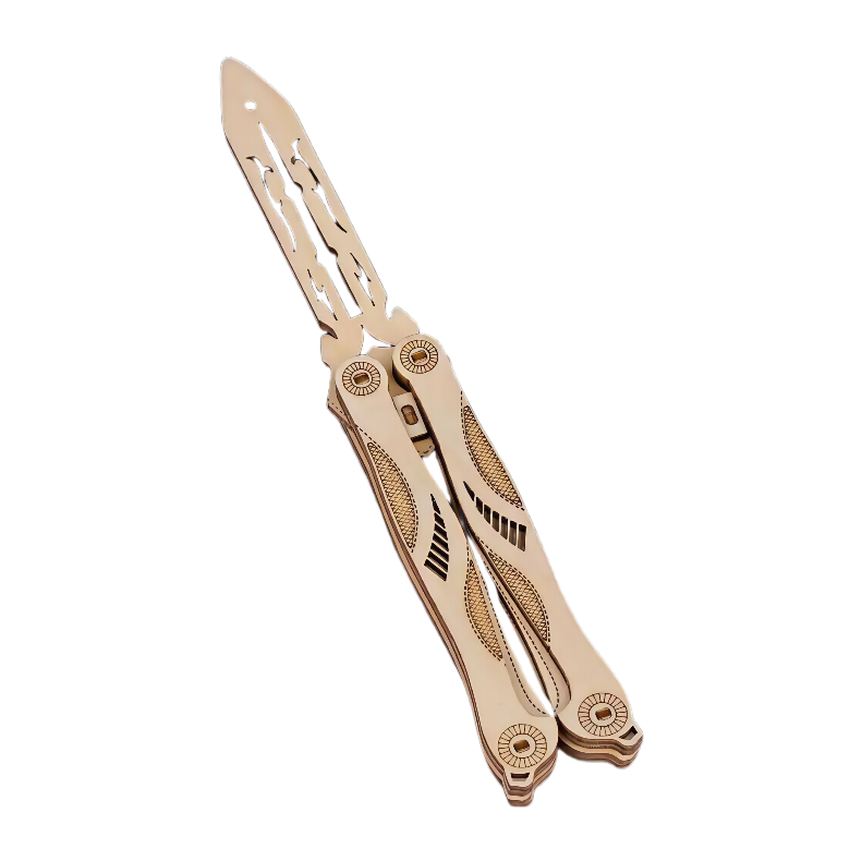 Butterfly Knife Wooden 3D Puzzle