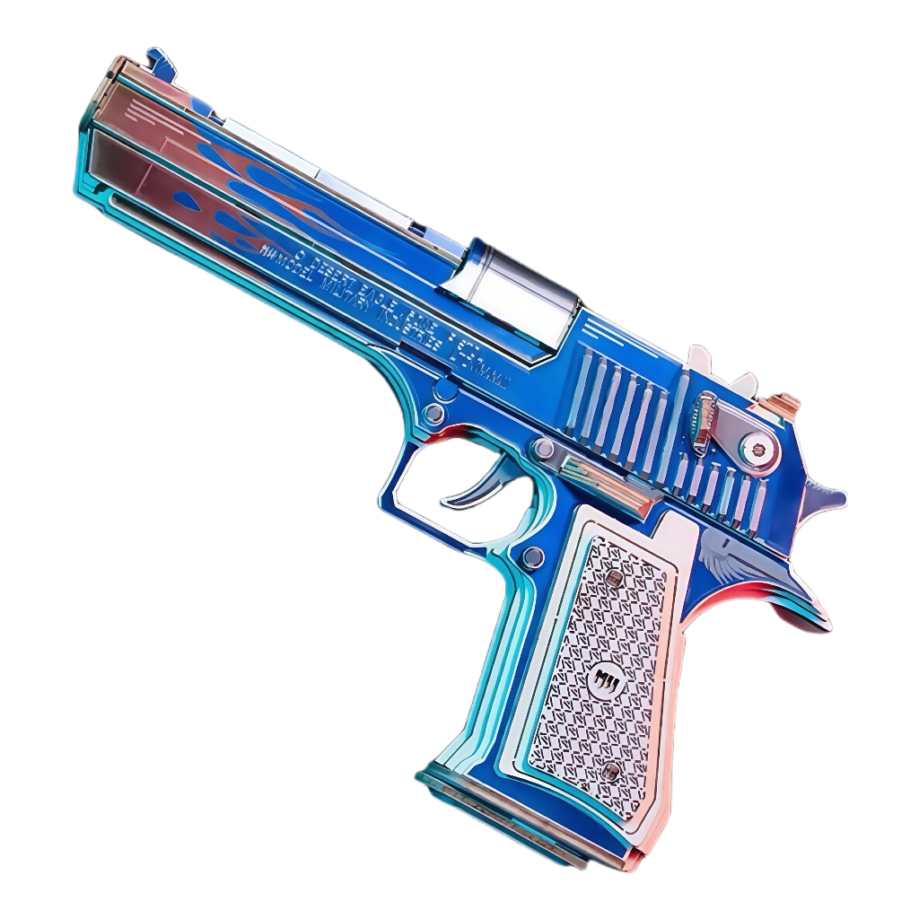 Colorful Desert Eagle 3D Wooden Puzzle Model