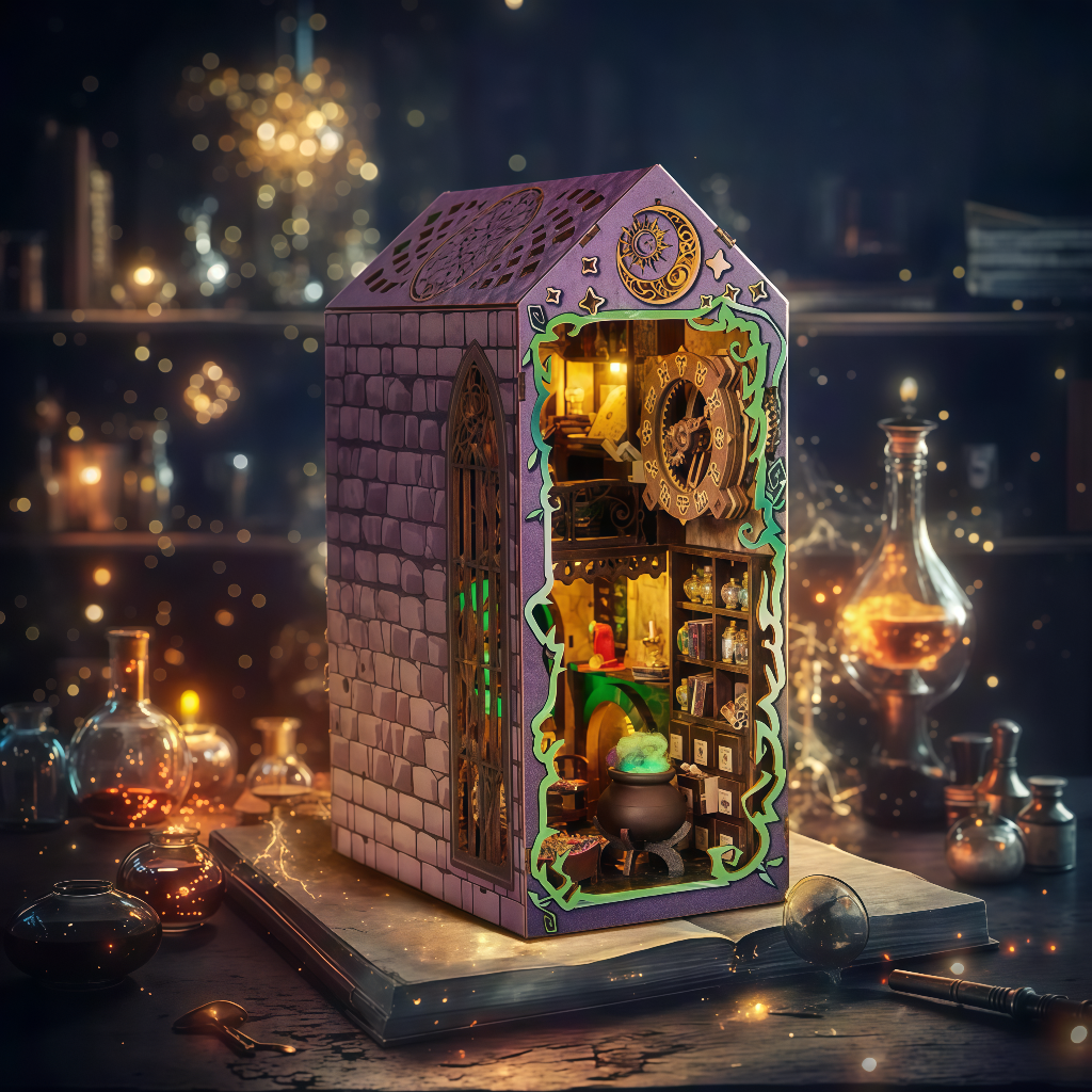 The Magician’s House 3D Wooden Puzzle Model