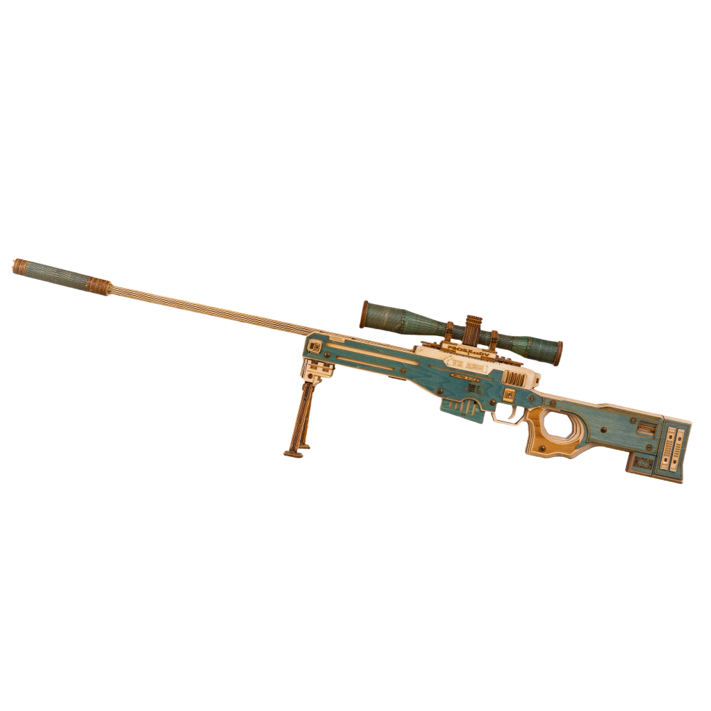 AWM Sniper Rifle – 3D Wooden Puzzle Model