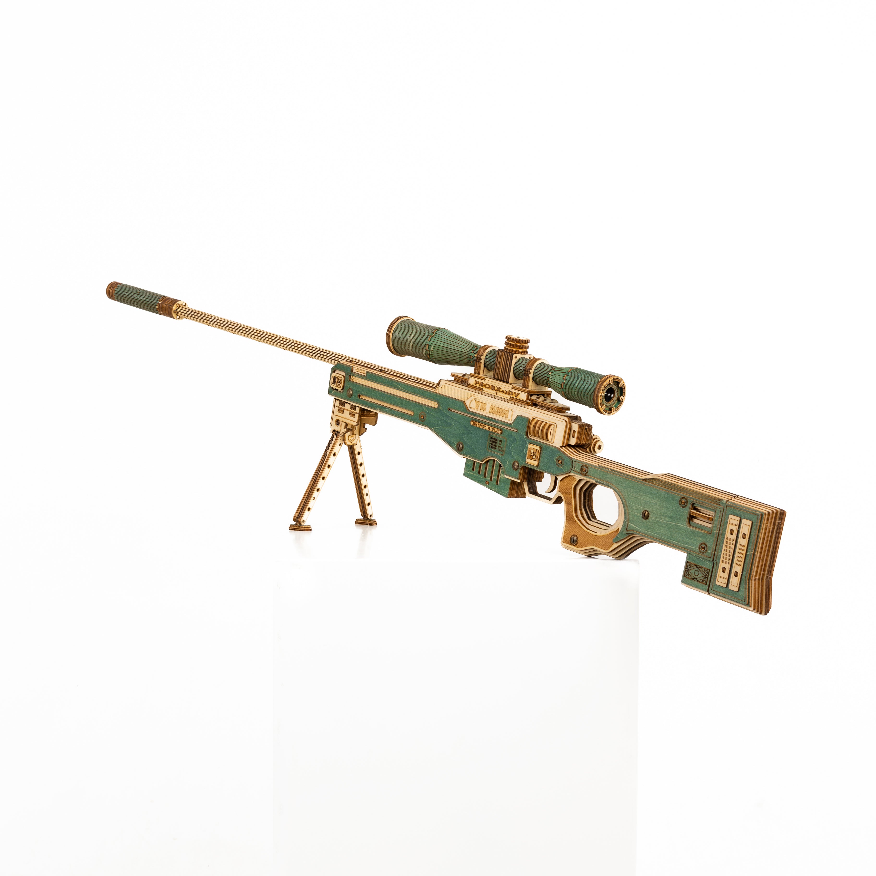 AWM Sniper Rifle – 3D Wooden Puzzle Model