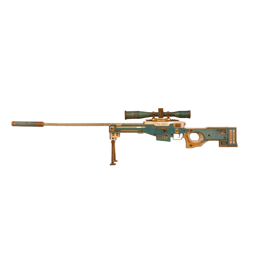 AWM Sniper Rifle – 3D Wooden Puzzle Model