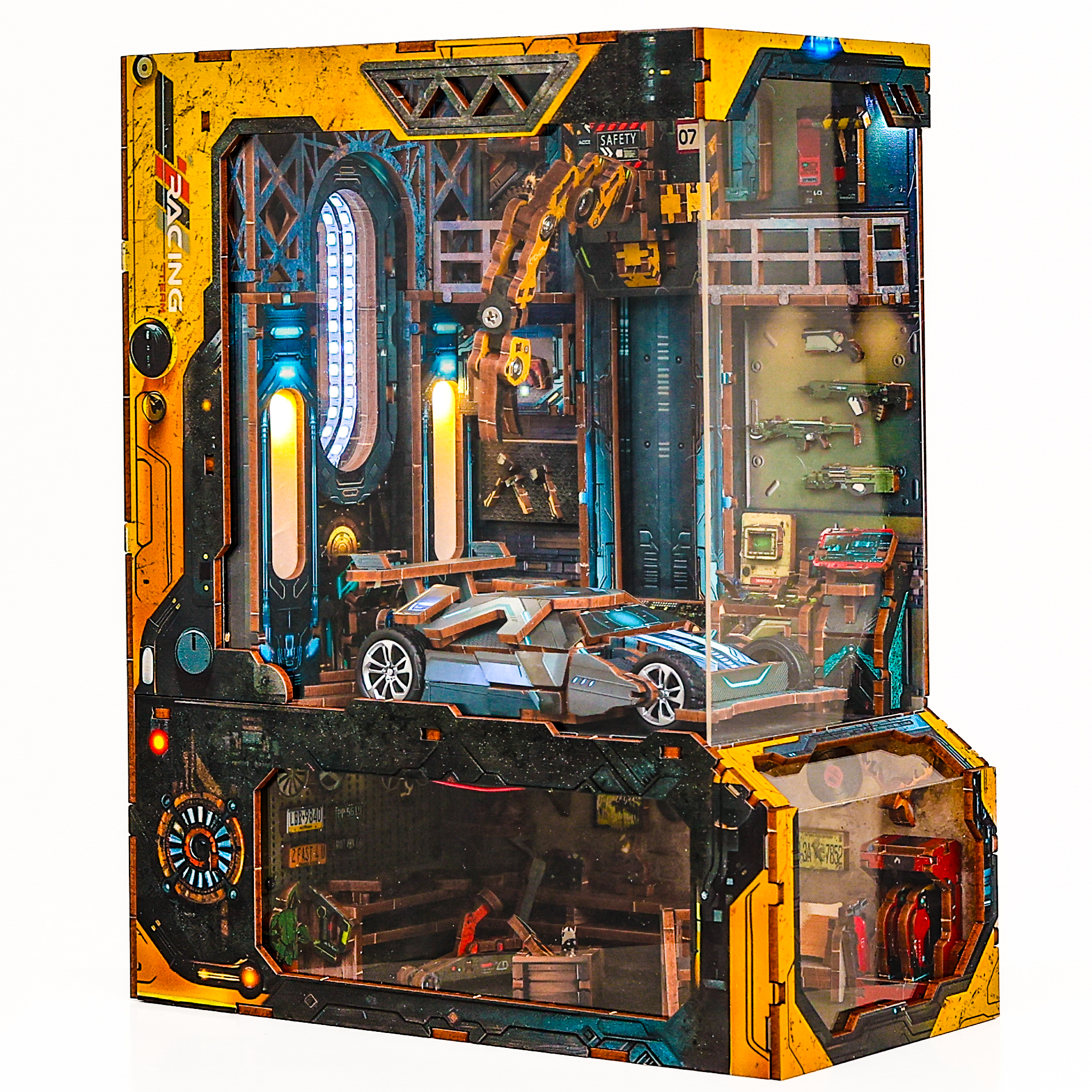 Automobile Workshop – 3D Wooden Puzzle Mechanical Garage Diorama