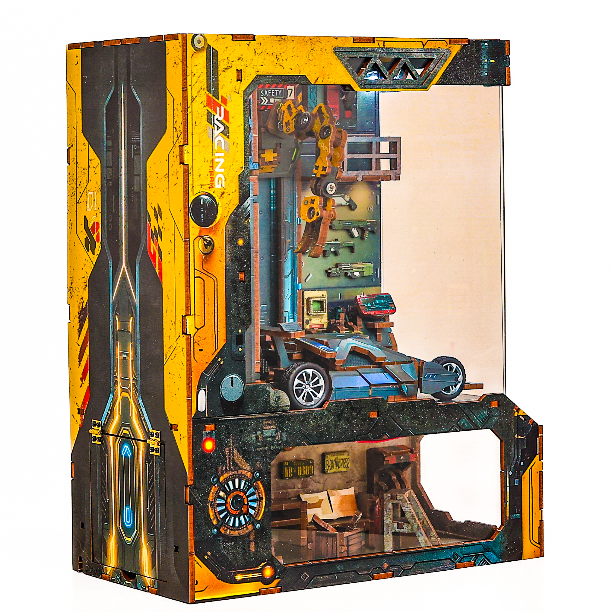 Automobile Workshop – 3D Wooden Puzzle Mechanical Garage Diorama