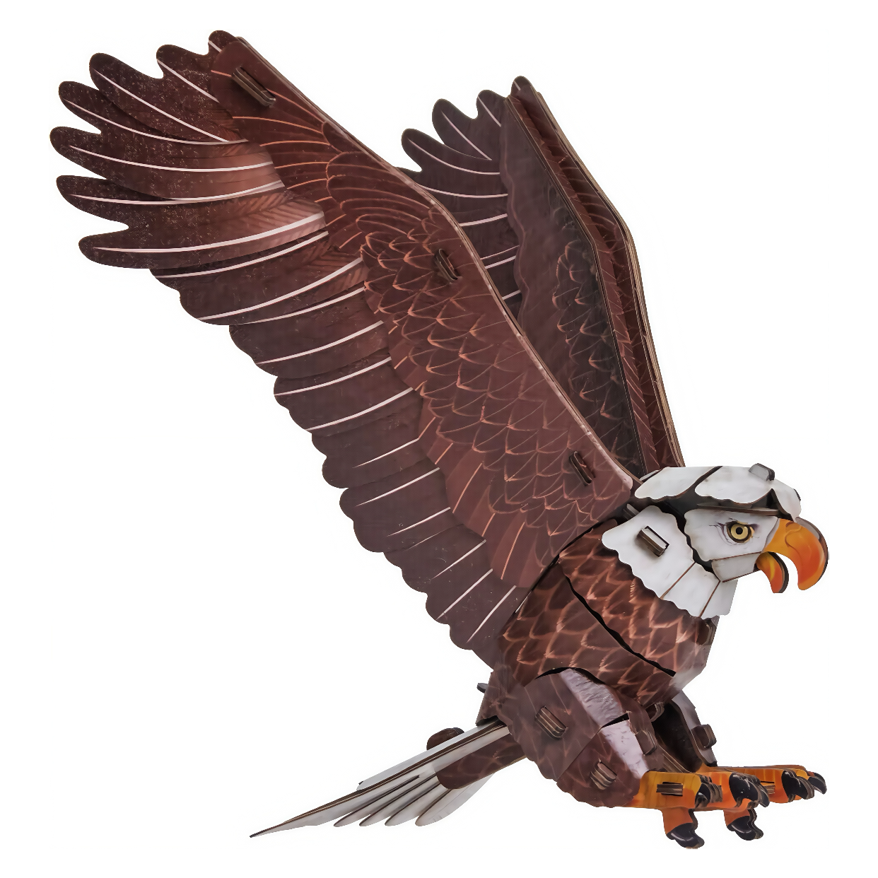 Bald Eagle 3D Wooden Puzzle Model