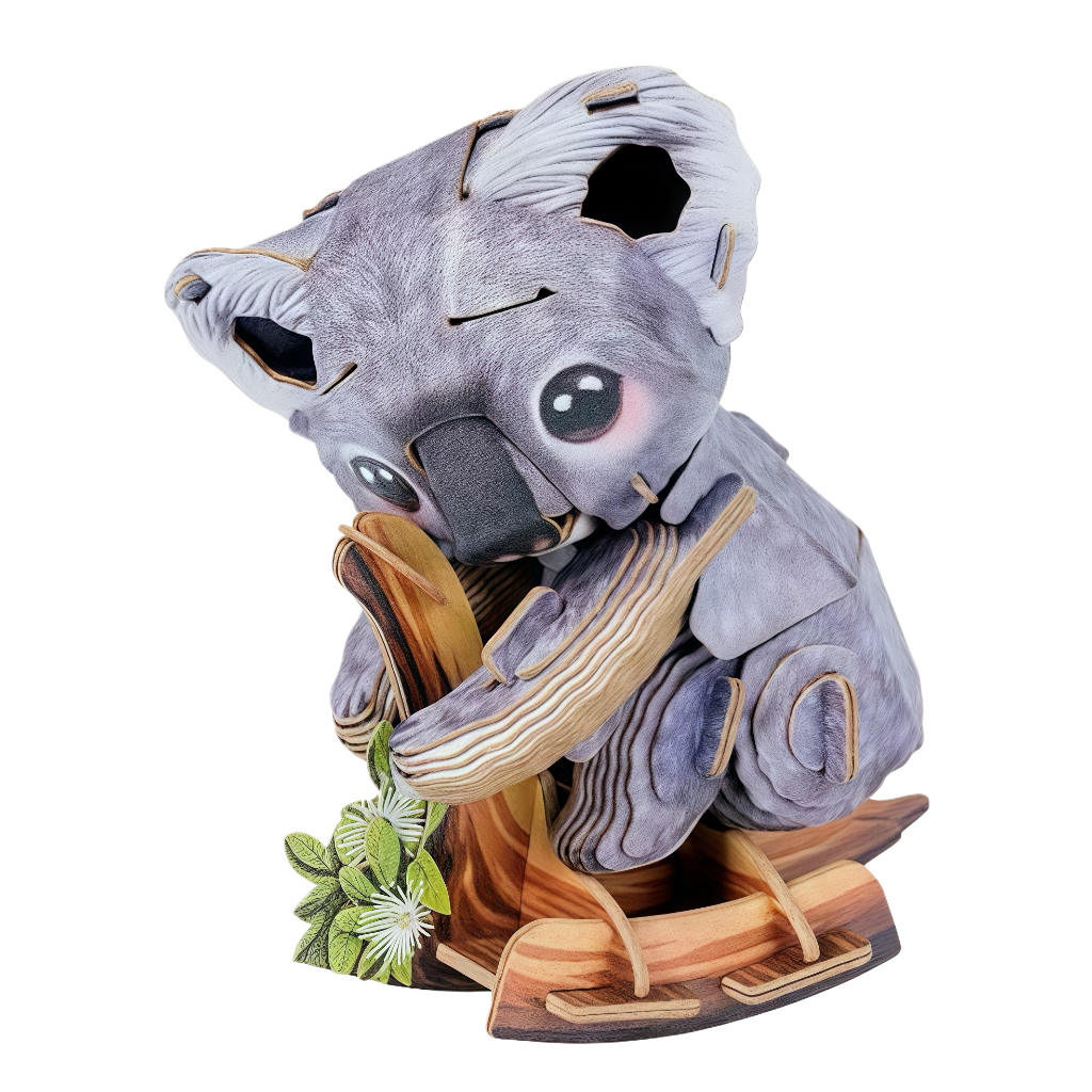Koala 3D Wooden Puzzle Model