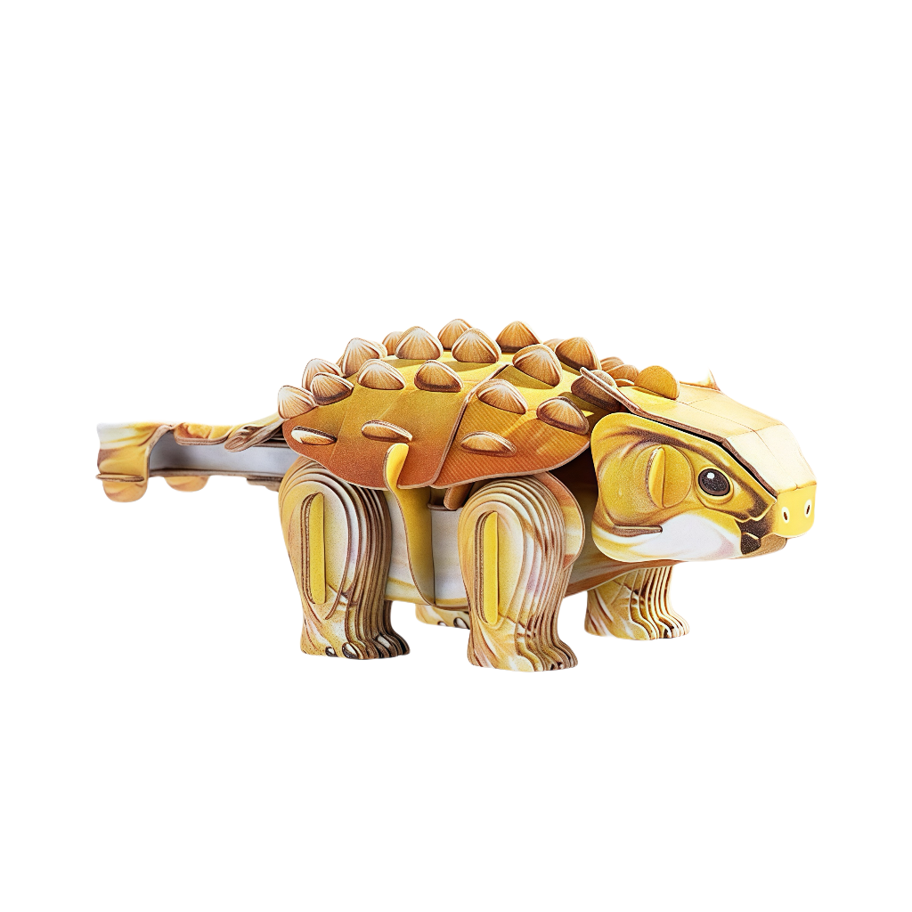 Ankylosaurus 3D Wooden Puzzle Model