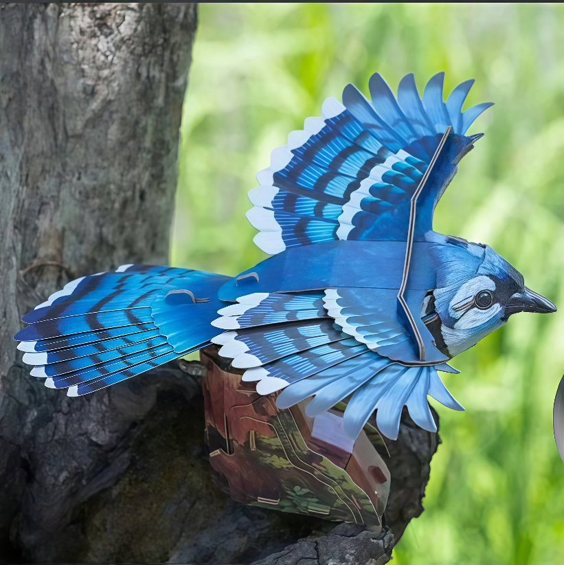 Blue Jay 3D Wooden Puzzle Model