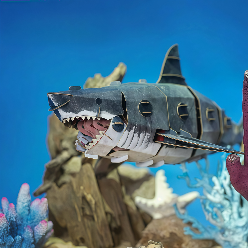 Shark 3D Wooden Puzzle Model