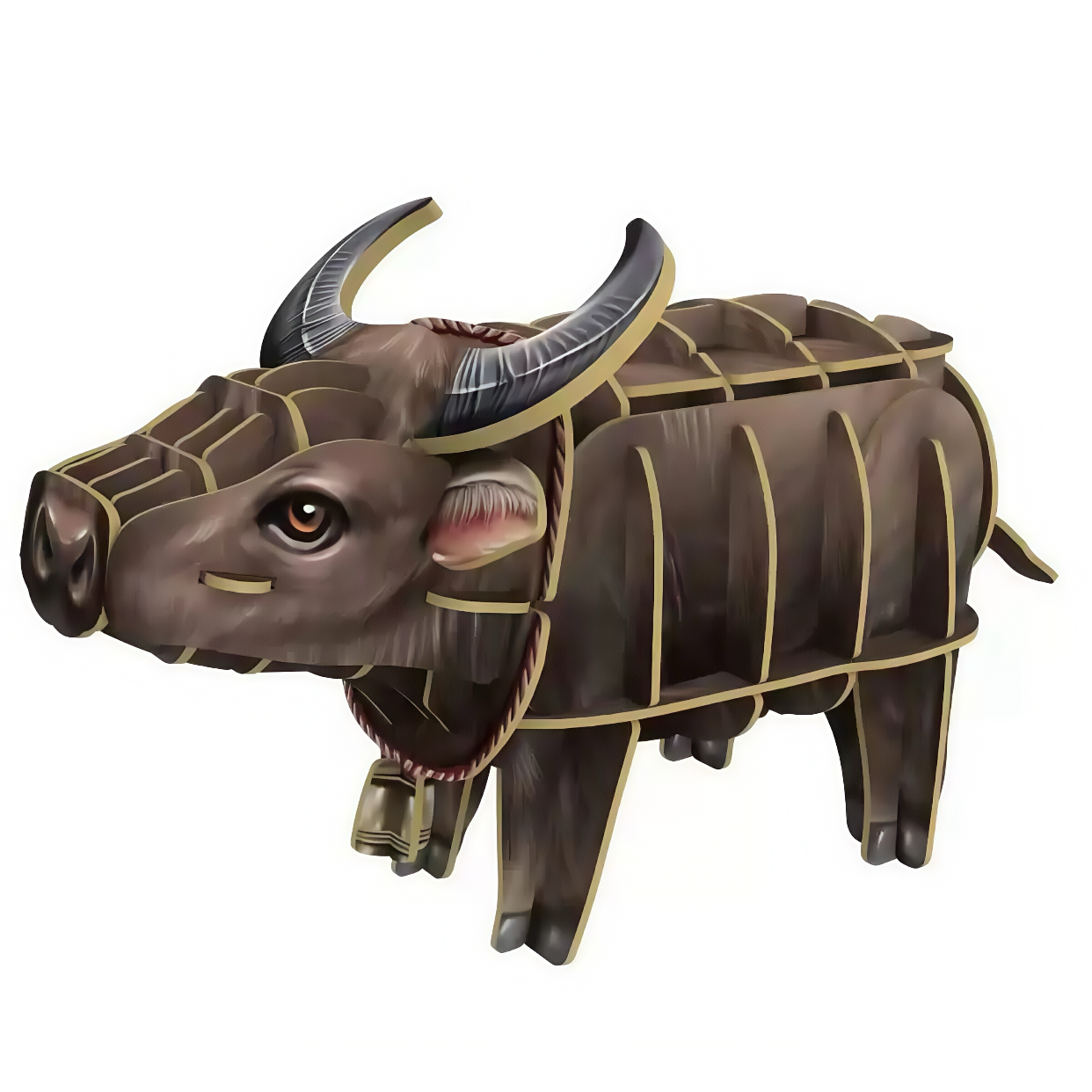 Buffalo 3D Wooden Puzzle Model