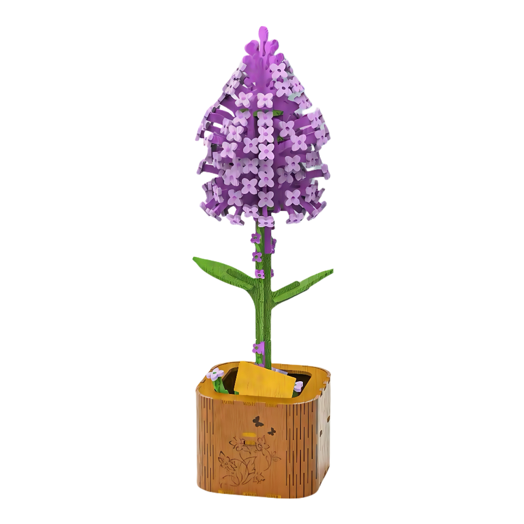Lilac 3D Wooden Puzzle