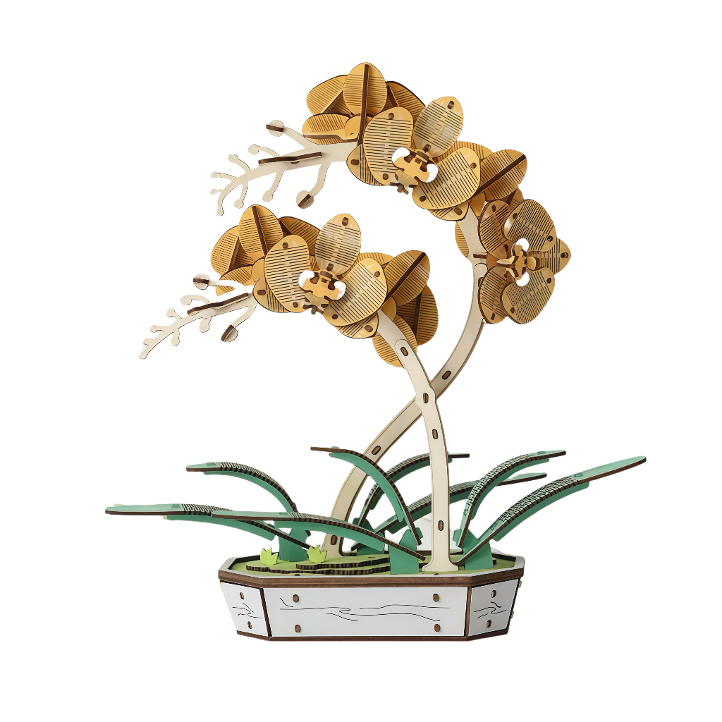Phalaenopsis 3D Wooden Puzzle (Advanced Edition)