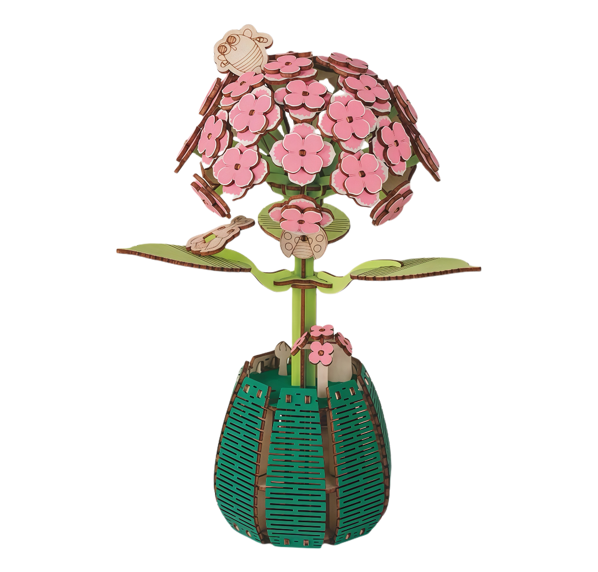 Hydrangea 3D wooden puzzle