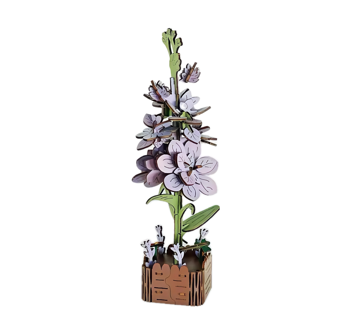 Violet 3D wooden puzzle