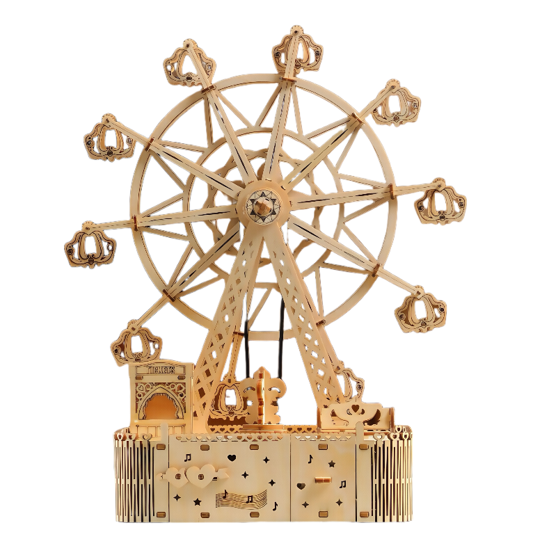 Musical Ferris Wheel 3D Wooden Puzzle