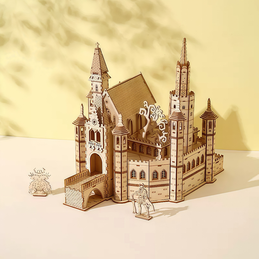 The Lost Castle 3D Wooden Puzzle