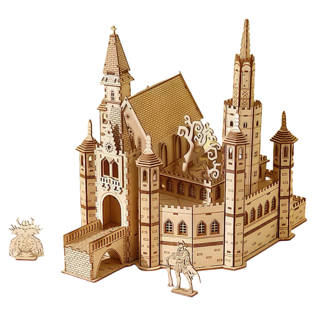 The Lost Castle 3D Wooden Puzzle