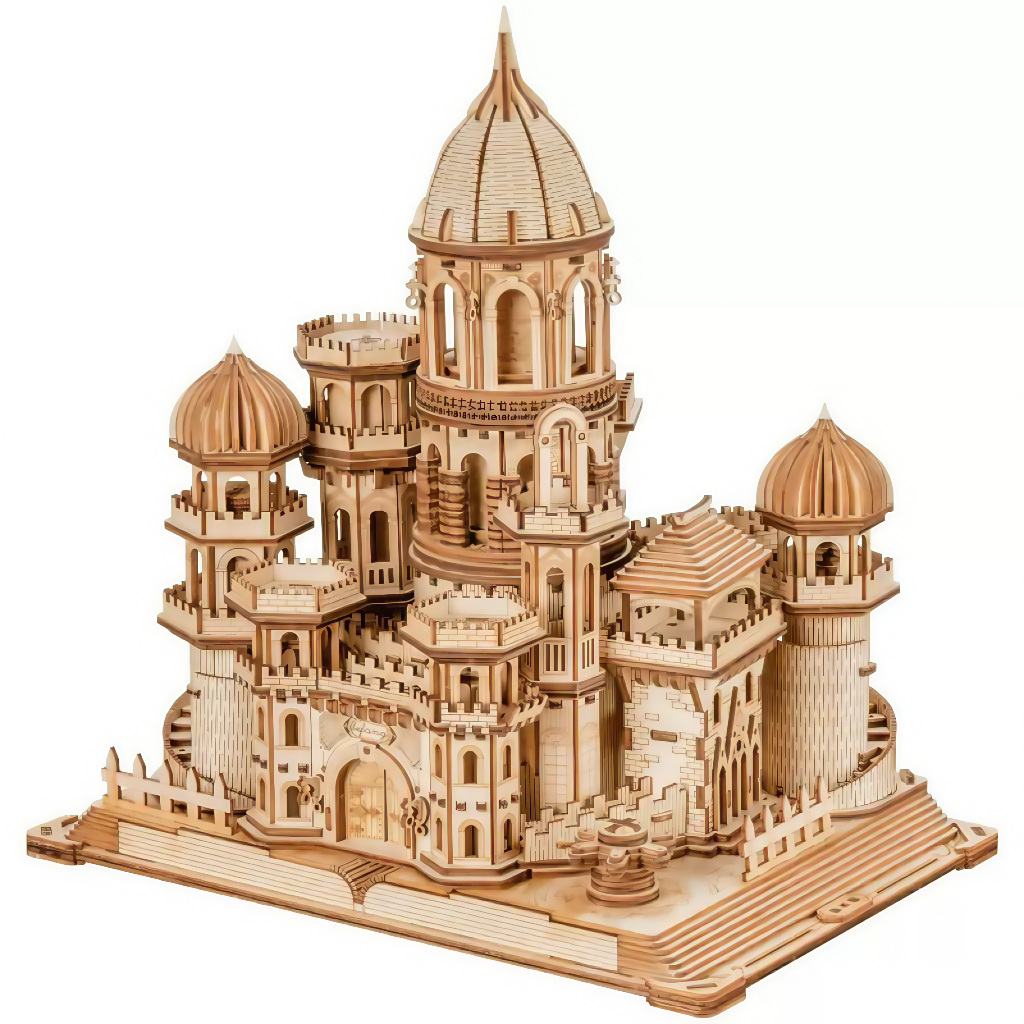Magic Castle 3D Wooden Puzzle