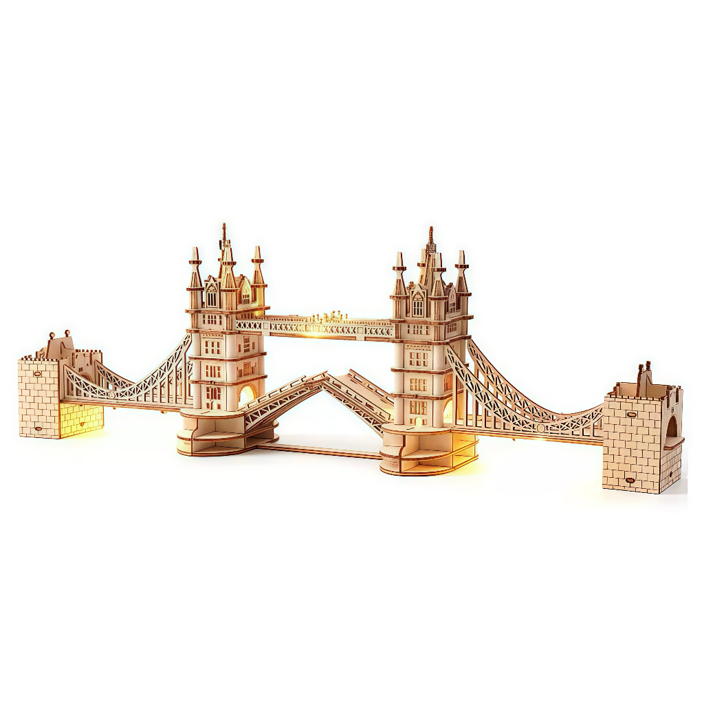 Tower Bridge 3D Wooden Puzzle