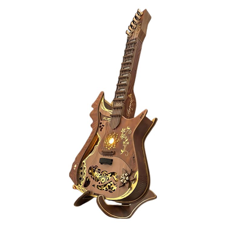 Arc Guitar 3D Wooden Puzzle