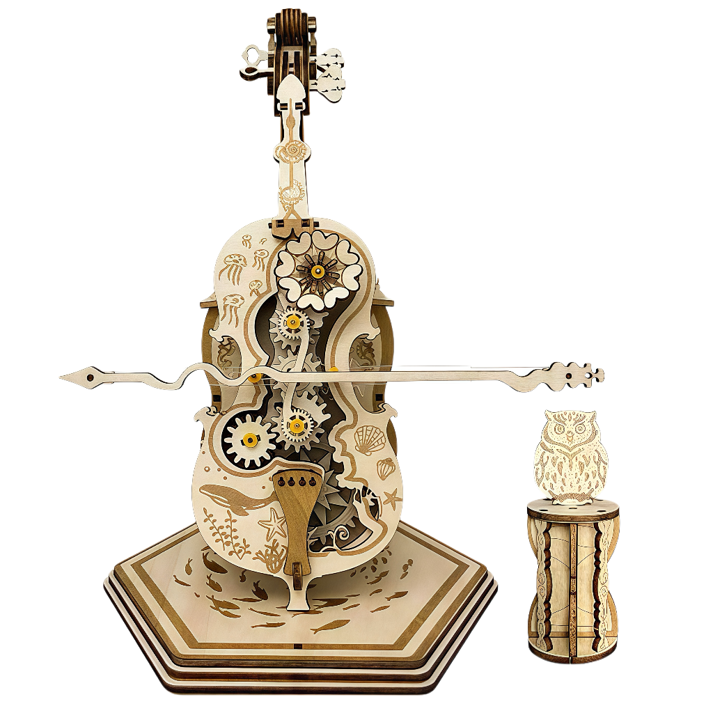 Punk Cello 3D Wooden Puzzle