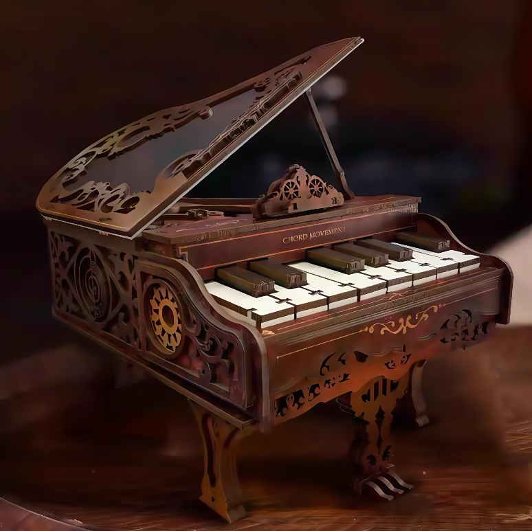 Classical Piano 3D Wooden Puzzle
