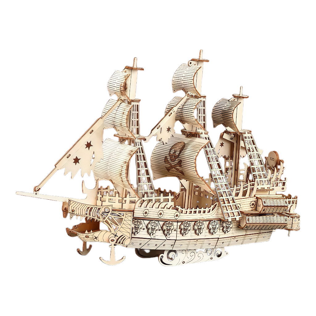 The Flying Dutchman 3D Wooden Puzzle