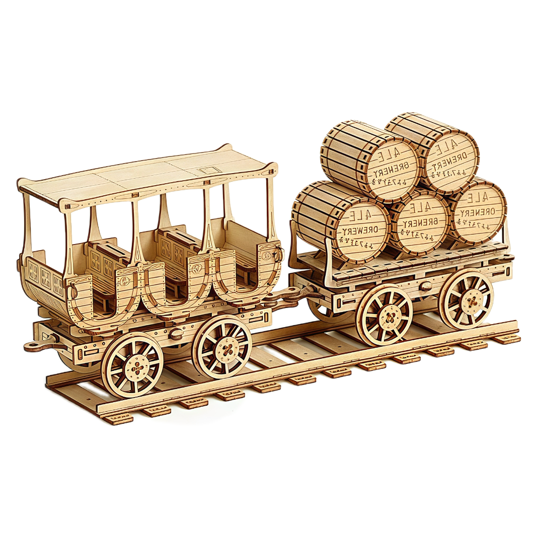 Wine Truck 3D Wooden Puzzle