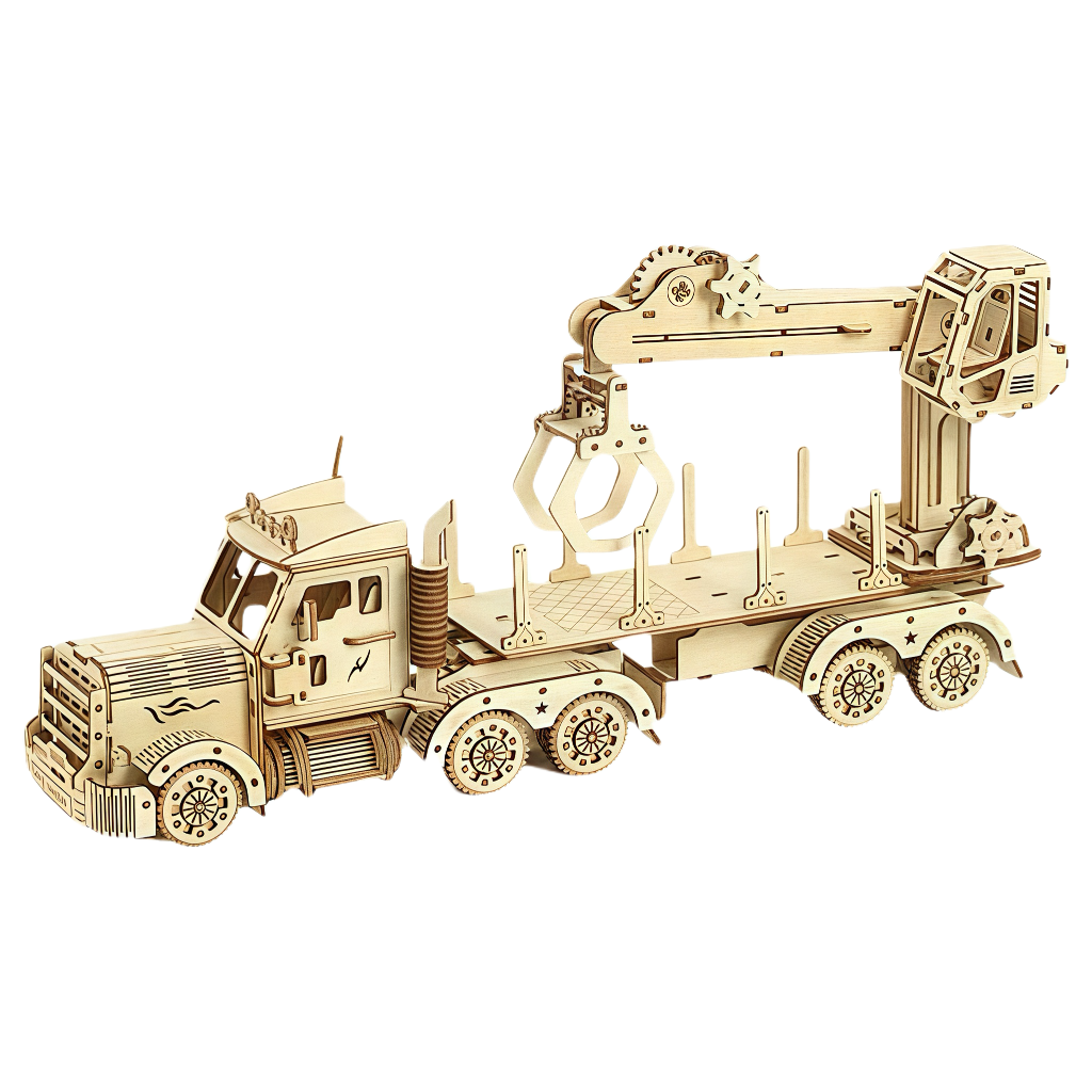 Truck Crane 3D Wooden Puzzle