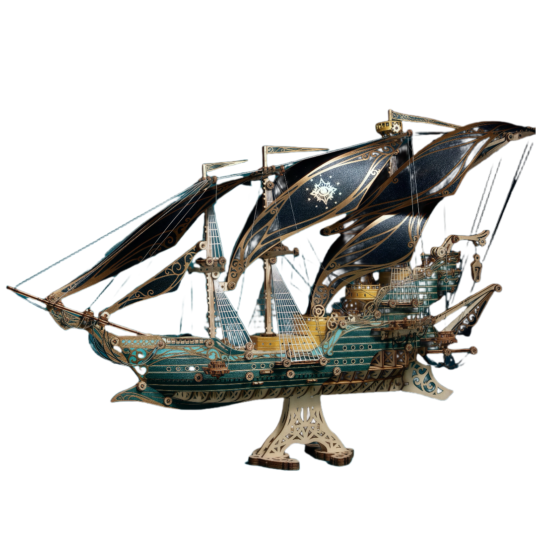 Lord of the Mysteries - Pirate Ship "Future" 3D Wooden Puzzle