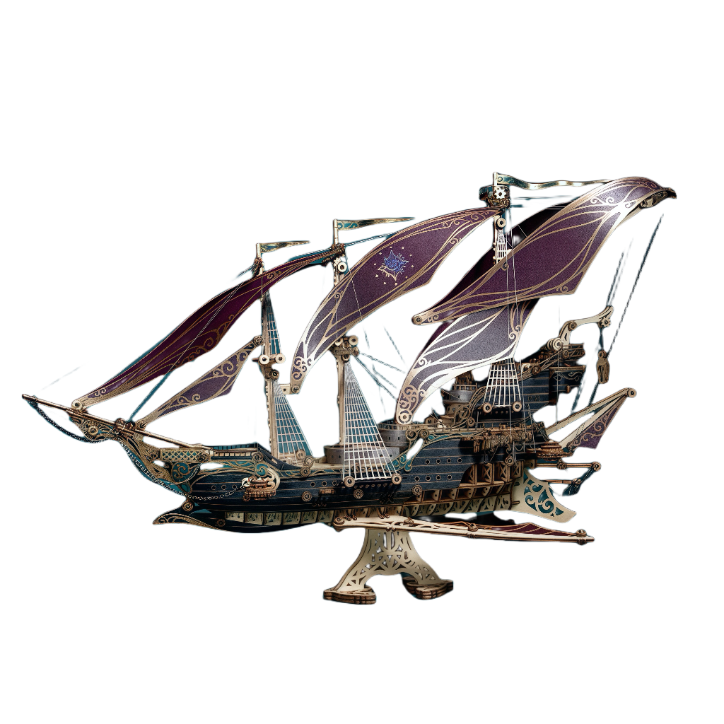 Lord of the Mysteries - Pirate Ship "Future" 3D Wooden Puzzle