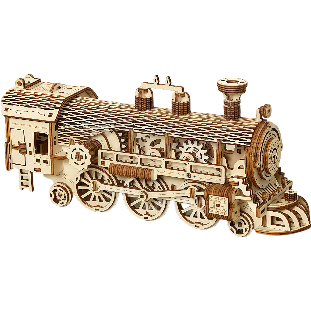 Steam Train 3D Wooden Puzzle