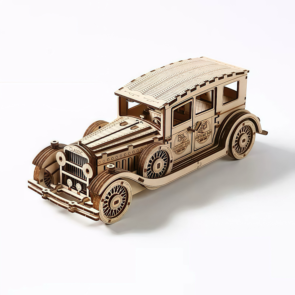 Vintage Car 3D Wooden Puzzle