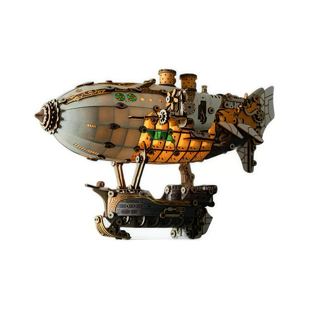 Fantasy Airship 3D Wooden Puzzle