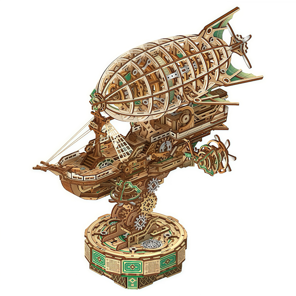 Steam Secret Voyage 3D Wooden Puzzle