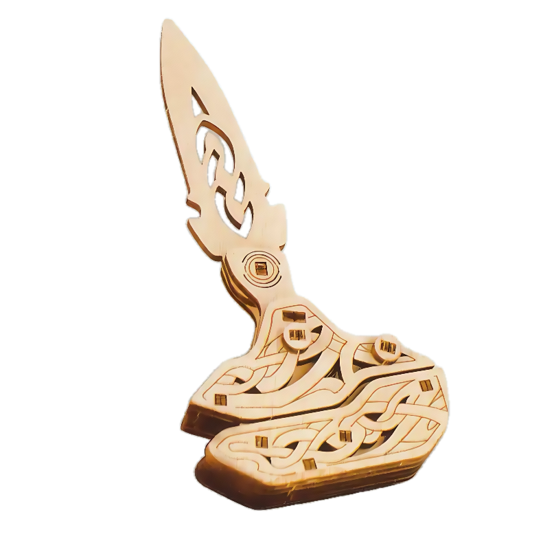 Folding Knife Wooden 3D Puzzle