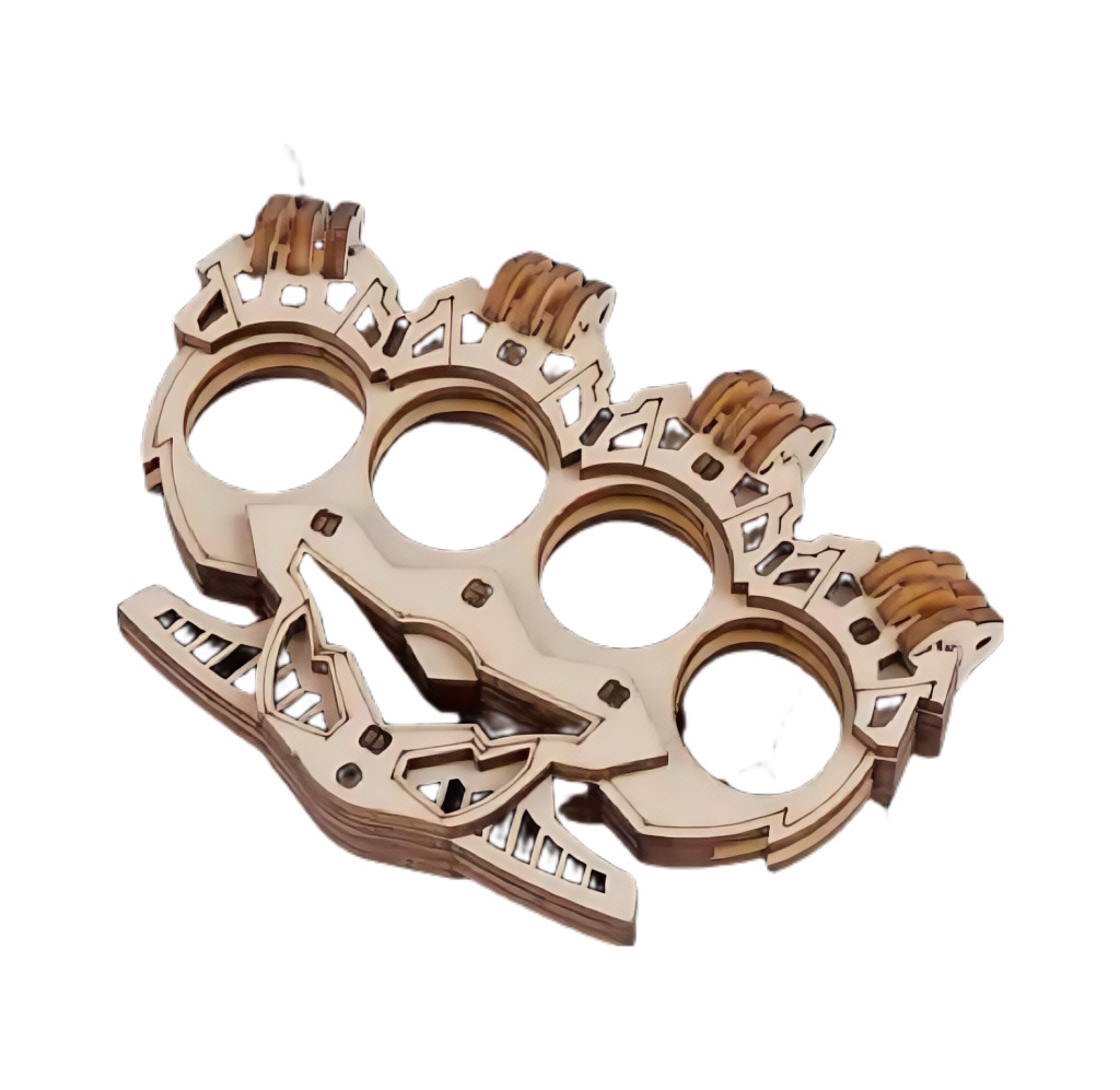 Knuckle Duster 3D Wooden Puzzle