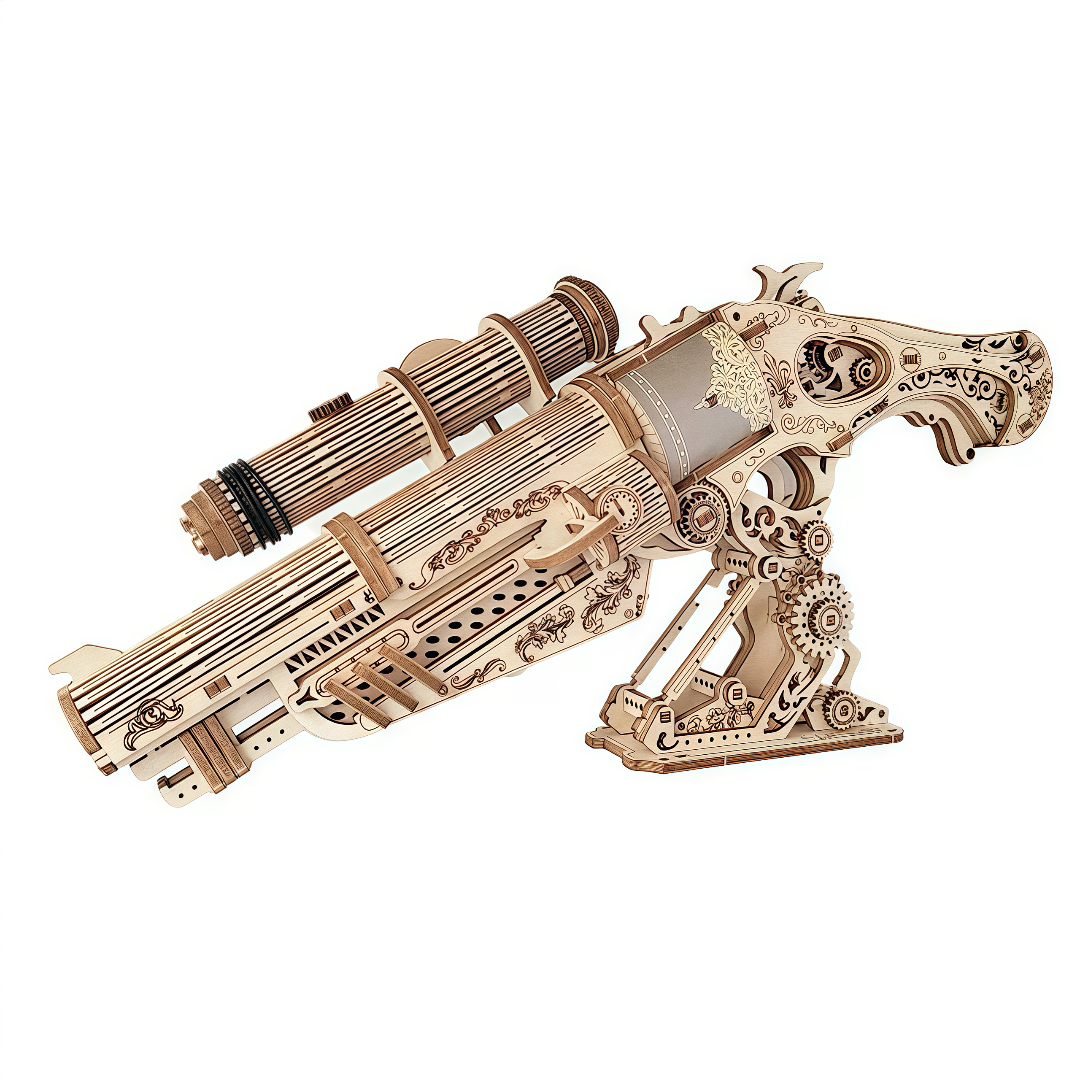 Punk Revolver 3D Wooden Puzzle Model