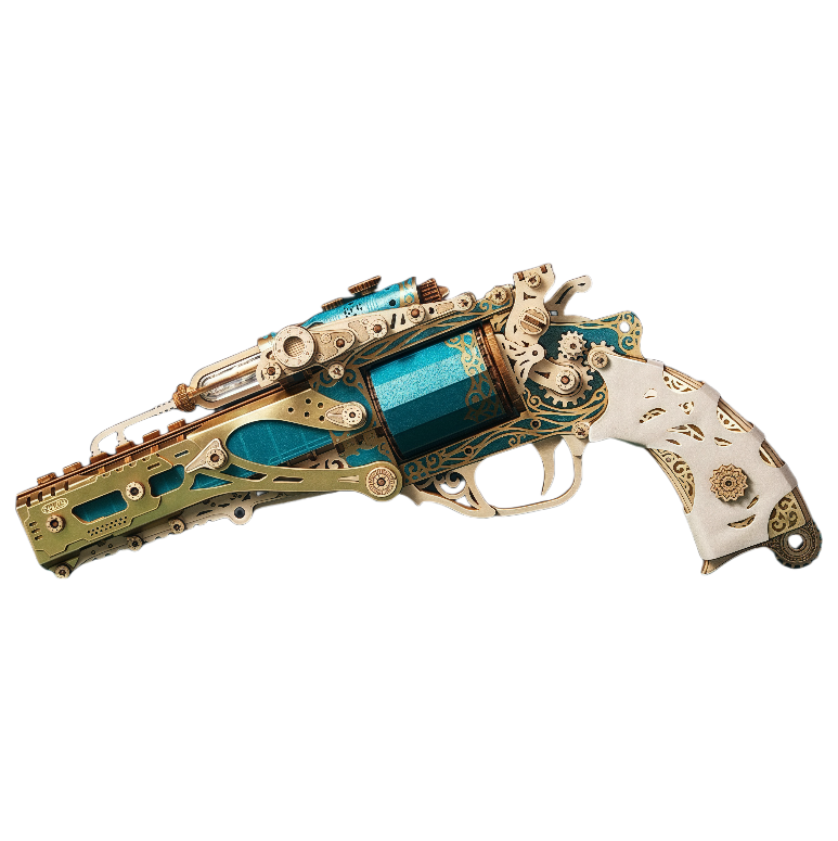 Punk Revolver 3D Wooden Puzzle Model