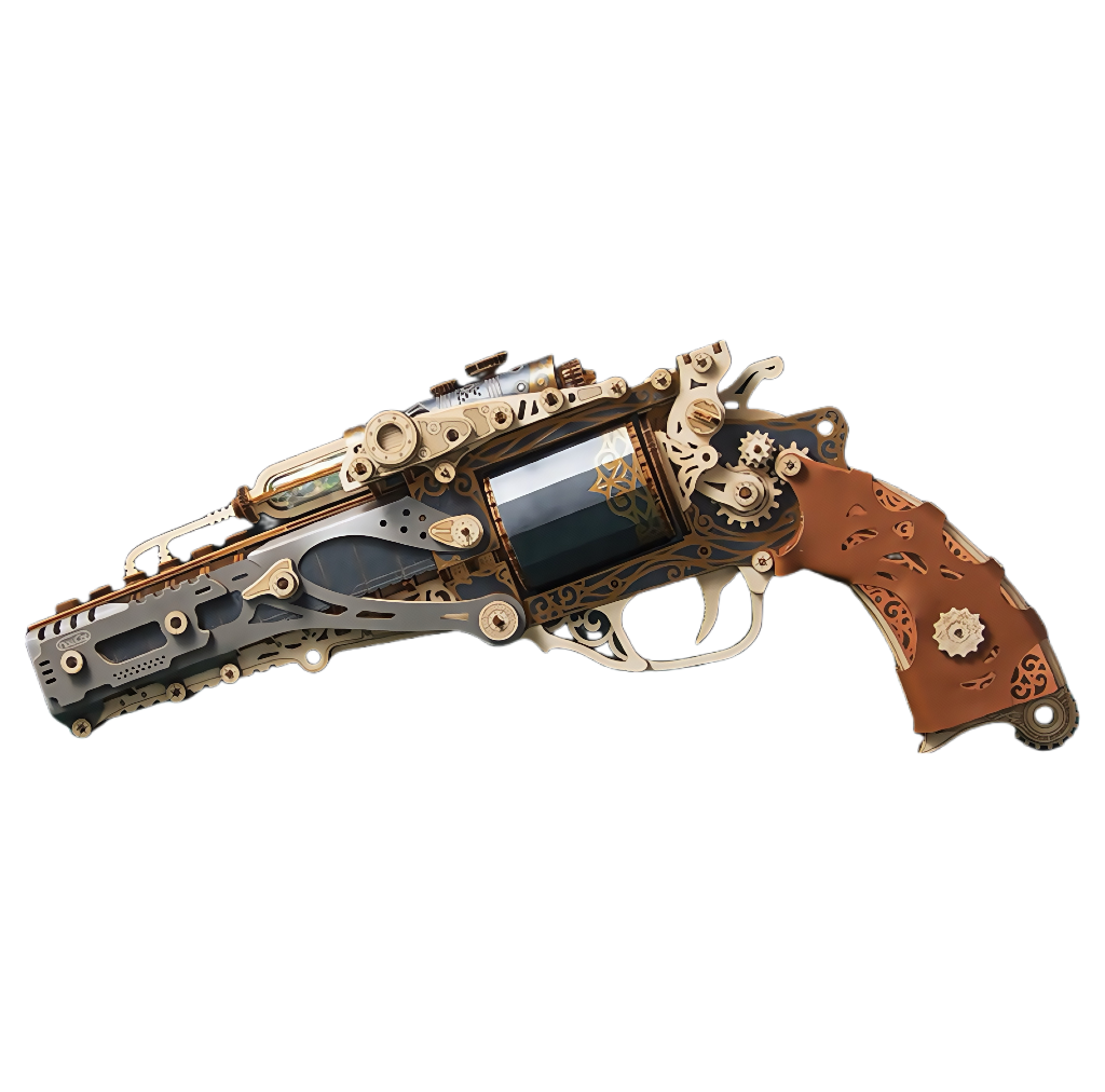 Punk Revolver 3D Wooden Puzzle Model