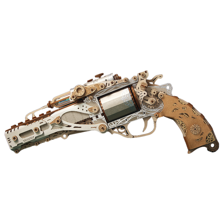 Punk Revolver 3D Wooden Puzzle Model